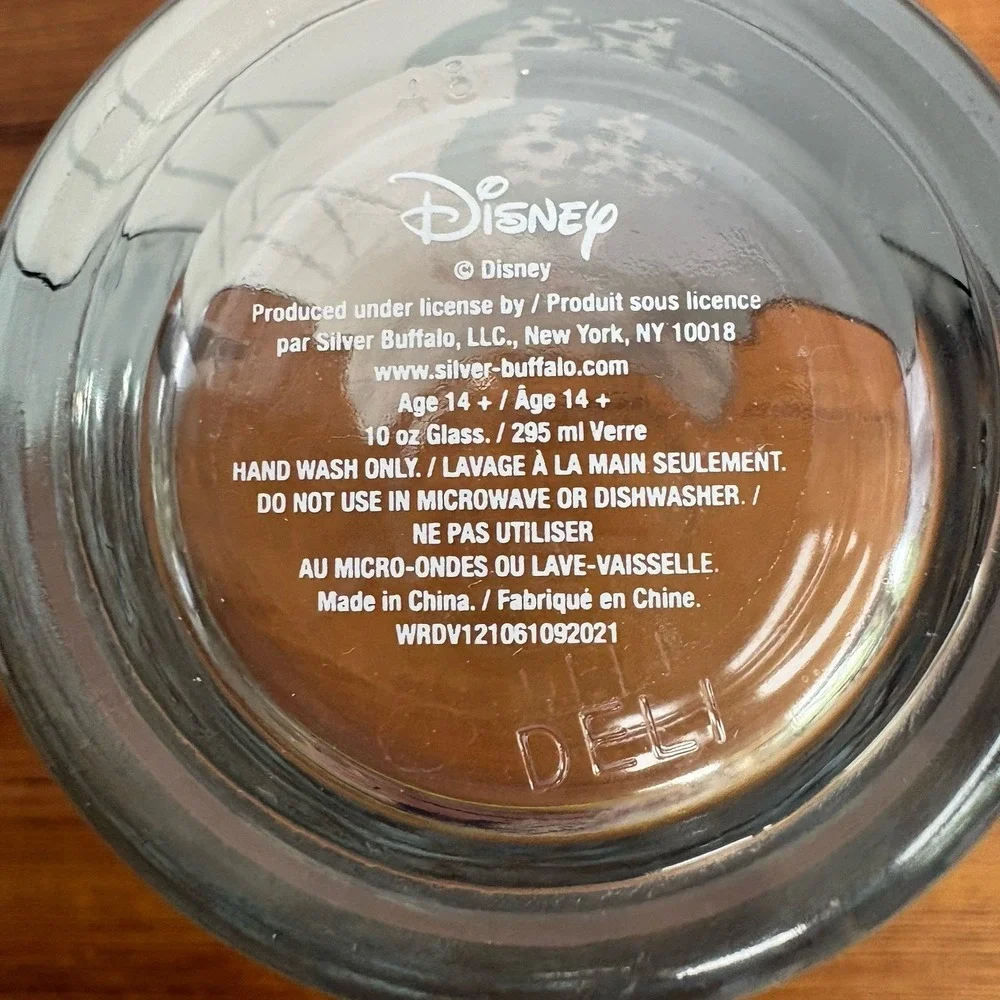 Disney Villains Silver Buffalo Evil Queen & Cruella 10 Oz Glasses Set of 2